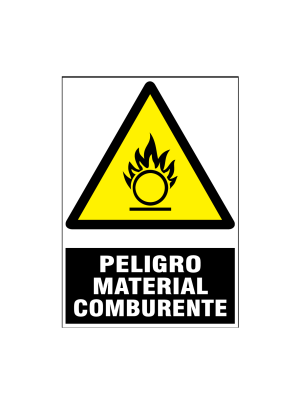 Peligro material comburente