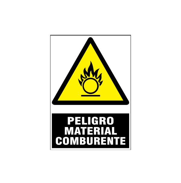 Peligro material comburente