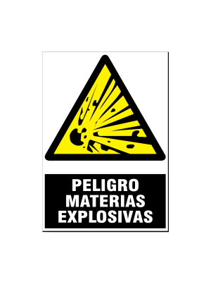 Peligro material explosivo