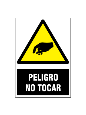 Peligro no tocar