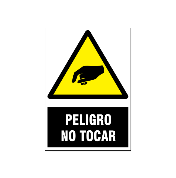 Peligro no tocar