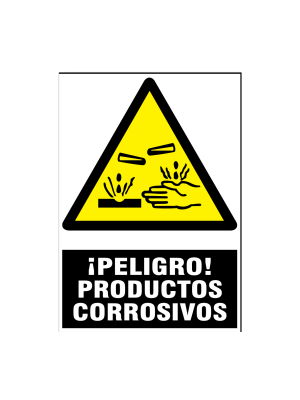 Peligro productos corrosivos