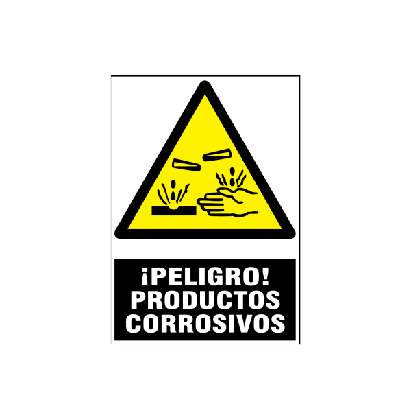 Peligro productos corrosivos