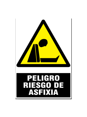 Peligro riesgo de asfixia