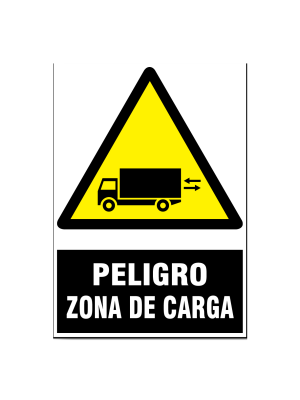 Peligro zona de carga