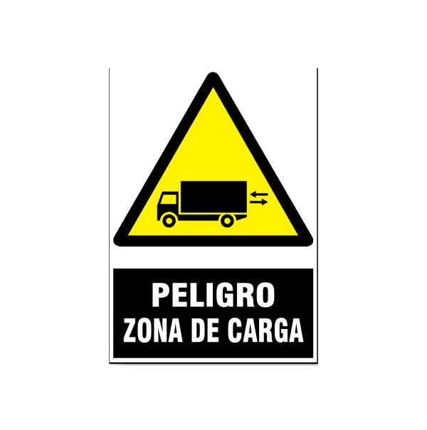 Peligro zona de carga