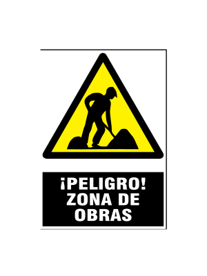 Peligro zona de obras