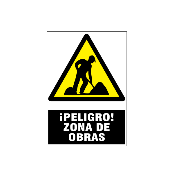 Peligro zona de obras