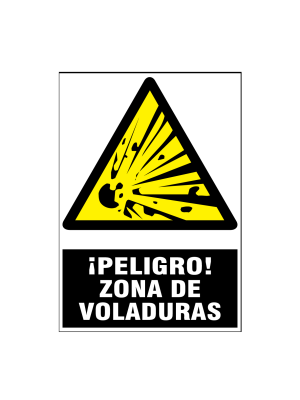 Peligro zona de voladuras