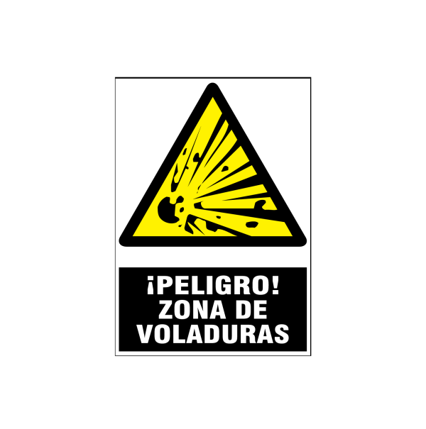 Peligro zona de voladuras