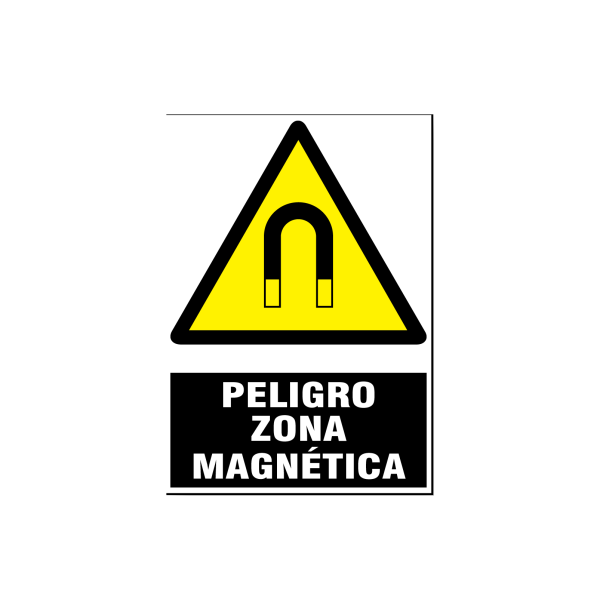 Peligro zona magnética