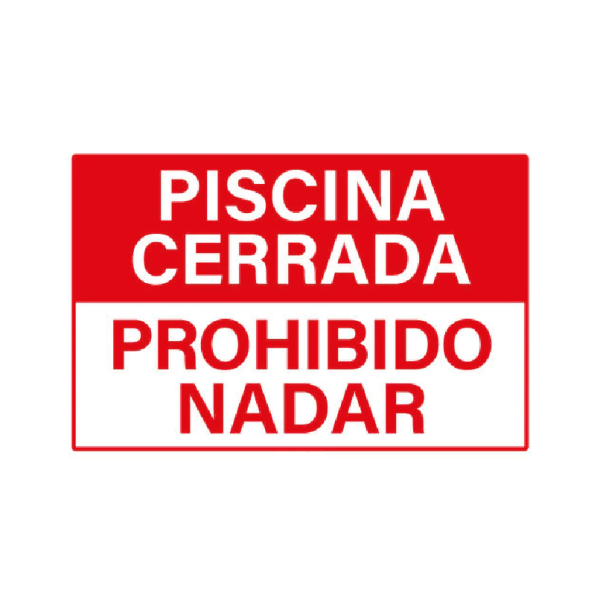 Piscina cerrada - prohibido nadar