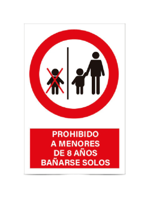 Prohibido a menores de 8 años bañarse solos