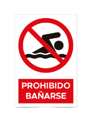 Prohibido bañarse