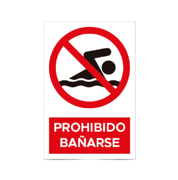 Prohibido bañarse