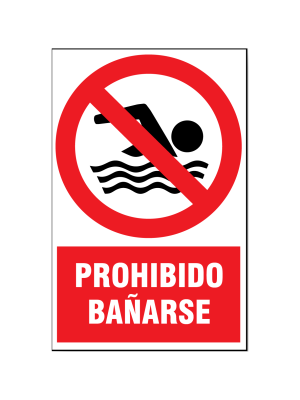 Prohibido bañarse