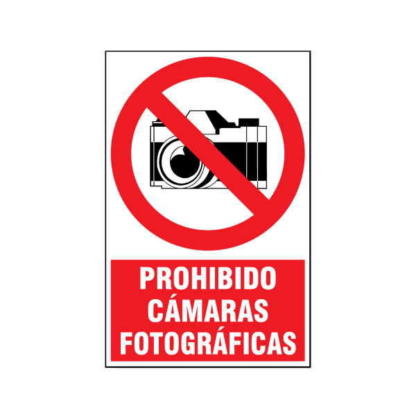 Prohibido cámaras fotográficas