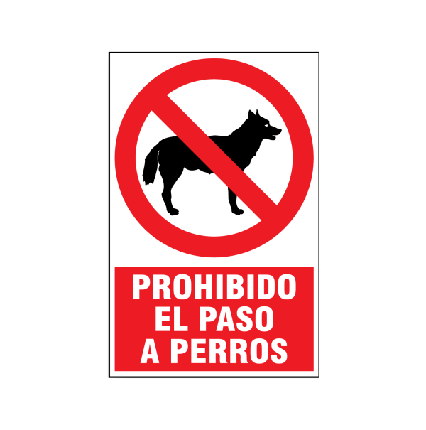 Prohibido el paso a perros