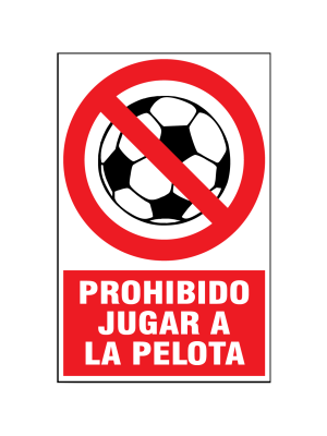 Prohibido jugar a la pelota