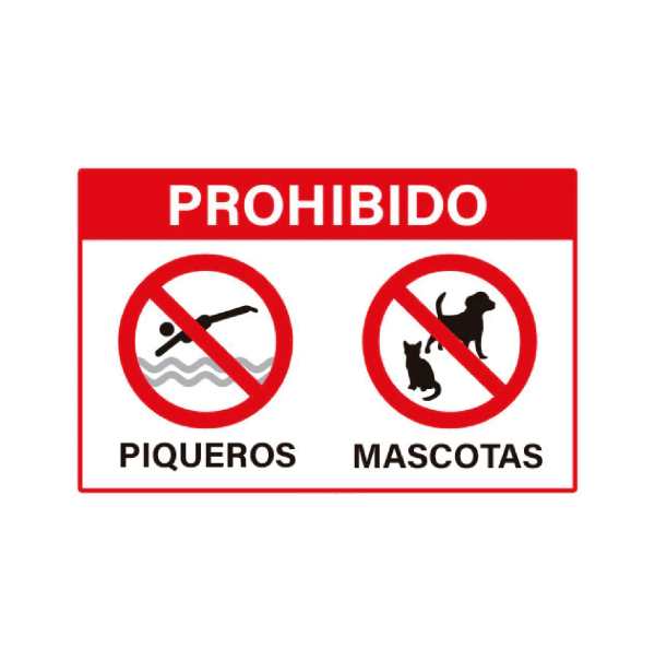Prohibido piqueros - mascotas