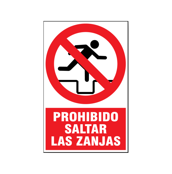 Prohibido saltar las zanjas
