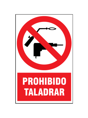 Prohibido taladrar