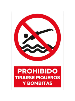 Prohibido tirarse piqueros y bombitas