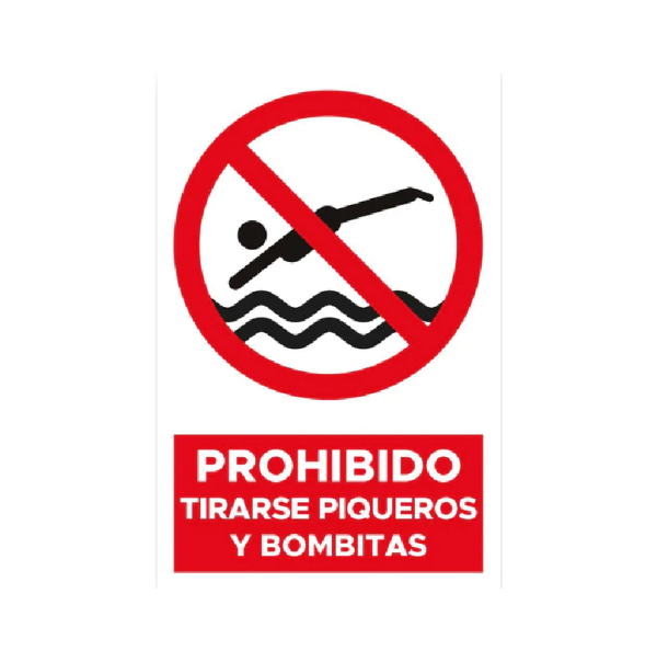 Prohibido tirarse piqueros y bombitas