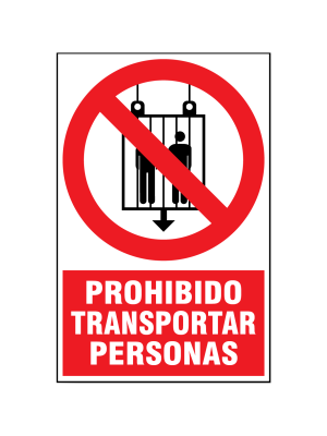 Prohibido transportar personas