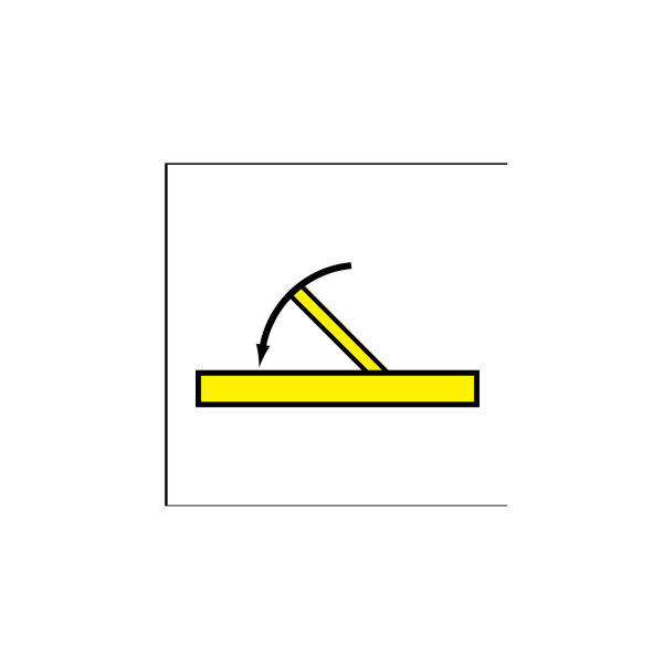 Puerta contra incendios de bisagra, de cierra automático clase B