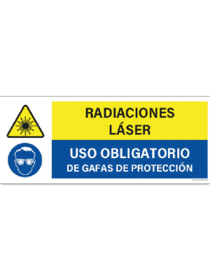 Radiaciones láser - uso de gafas de protección