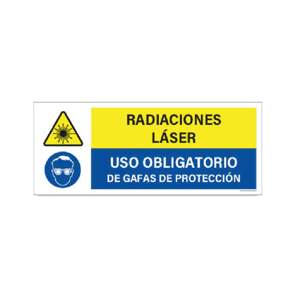 Radiaciones láser - uso de gafas de protección