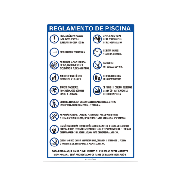 Reglamento de piscina (vertical)
