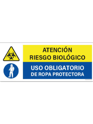 Riesgo biológico - Uso de ropa protectora