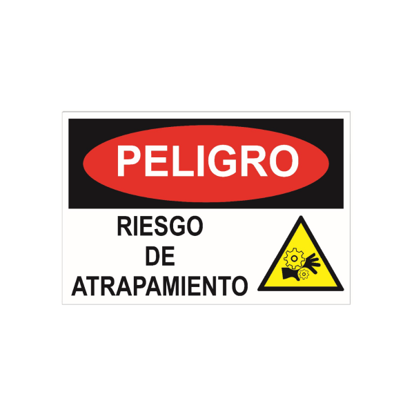 Peligro - Riesgo de atrapamiento