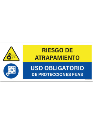 Riesgo de atrapamiento - Uso de protecciones fijas