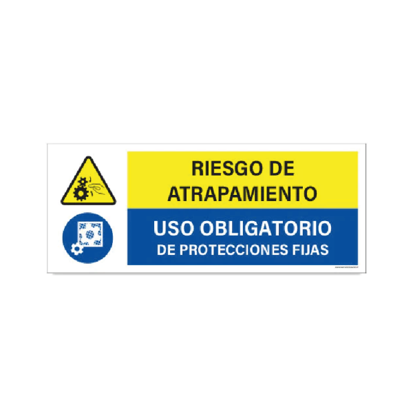 Riesgo de atrapamiento - Uso de protecciones fijas