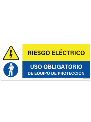 Riesgo eléctrico - Uso de equipo de protección