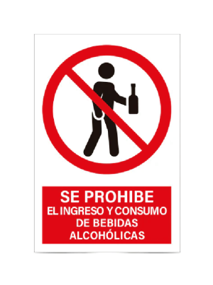 Se prohíbe el ingreso y consumo de bebidas alcohólicas
