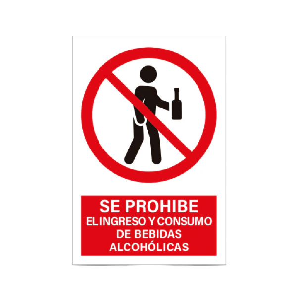 Se prohíbe el ingreso y consumo de bebidas alcohólicas