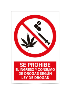 Se prohíbe el ingreso y consumo de drogas