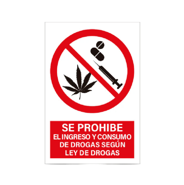Se prohíbe el ingreso y consumo de drogas