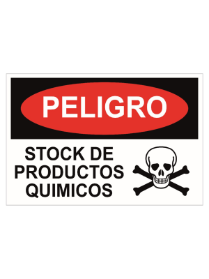 Peligro - Stock de productos quimicos