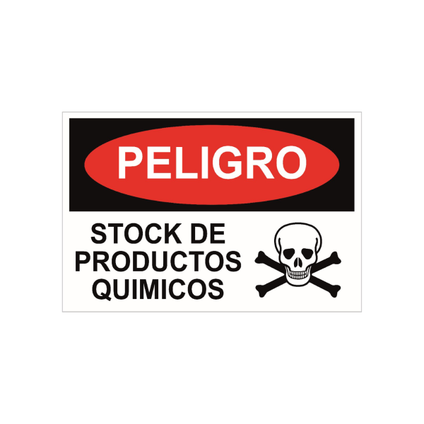 Peligro - Stock de productos quimicos