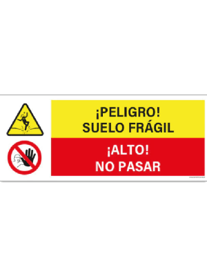 Suelo frágil - No pasar