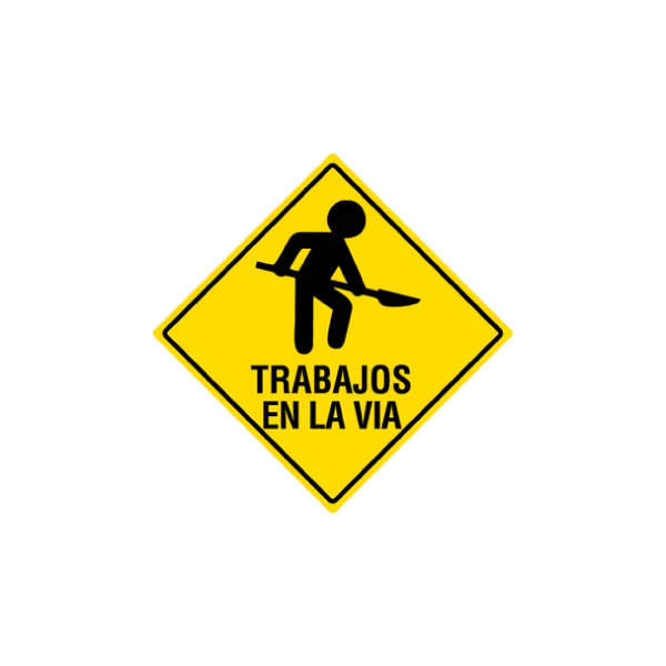 Trabajos en la via