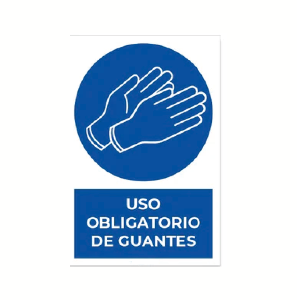 Uso obligatorio de guantes