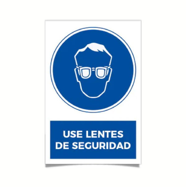 Use lentes de seguridad