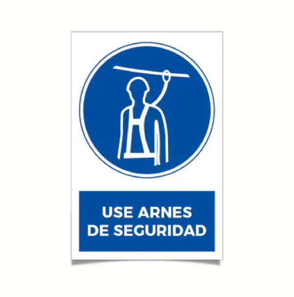Use arnes de seguridad