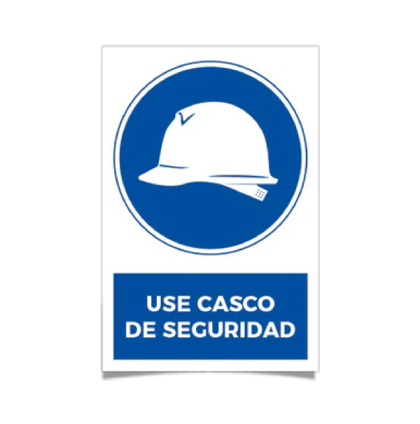 Use casco de seguridad